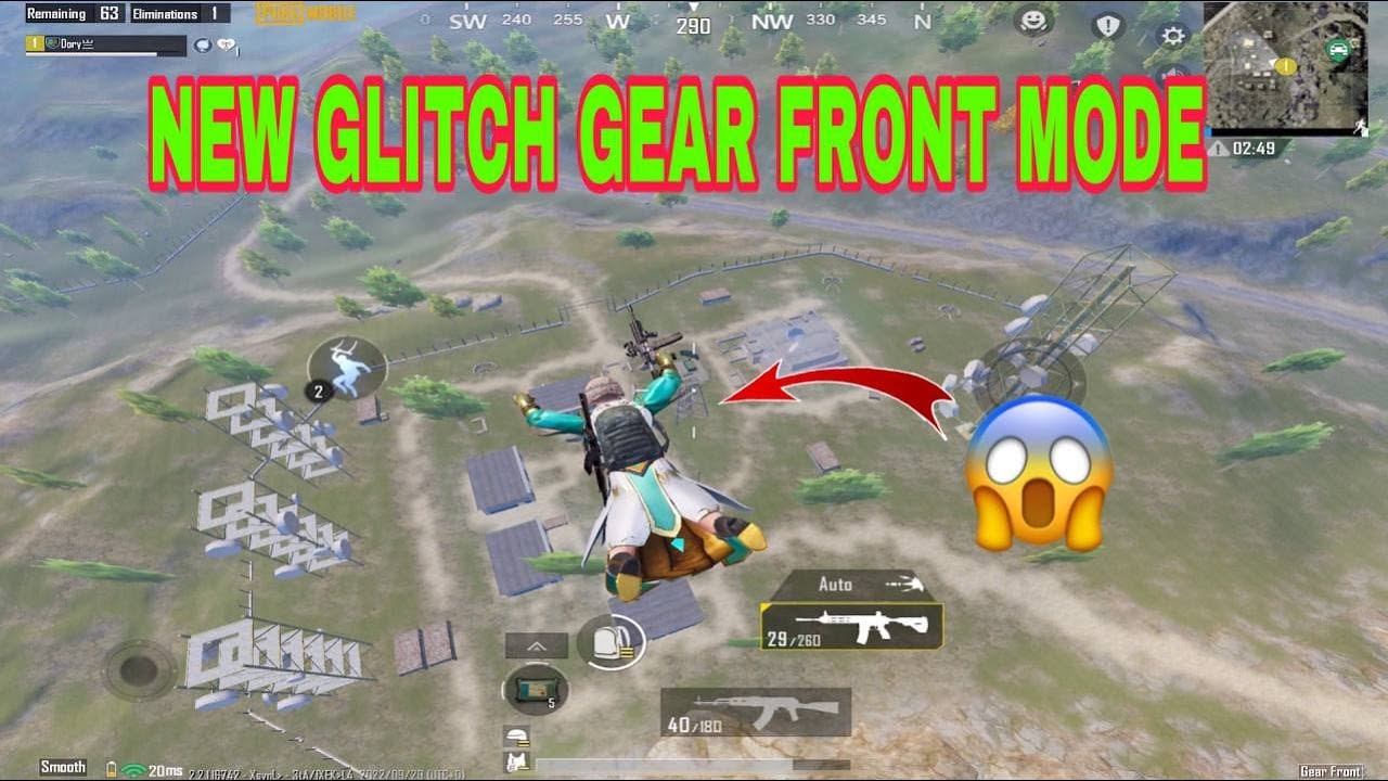 PUBG MOBILE GLITCH NEW UPDATE ! PUBG MOBILE 2.2 GEAR FRONT UPDETE | PUBG MOBILE