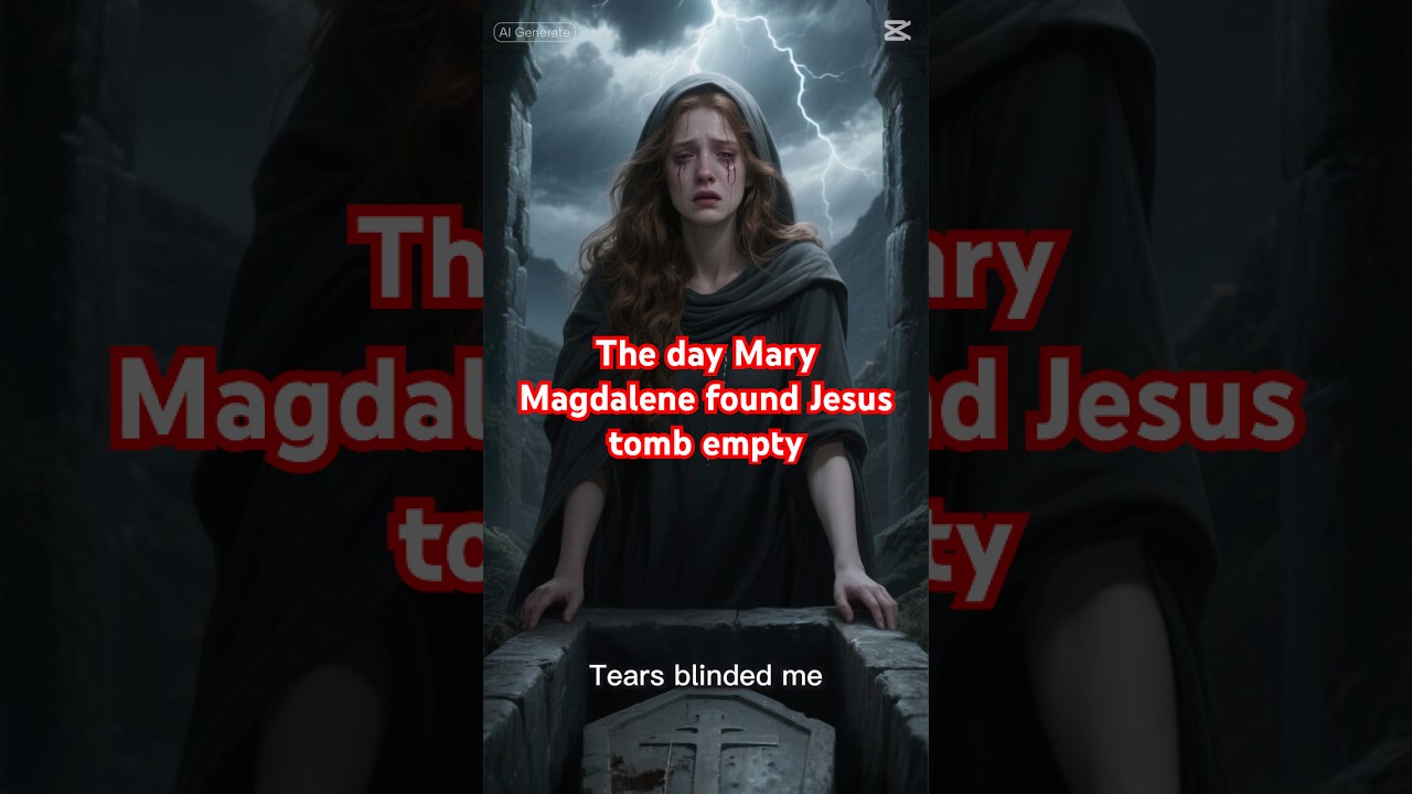 The day Mary Magdalene found Jesus tomb empty