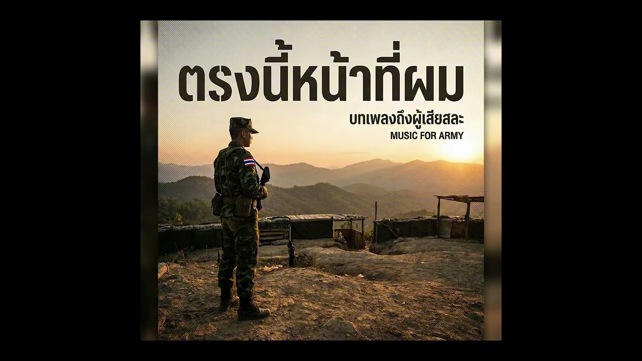 ตรงนี้หน้าที่ผม I บทเพลงถึงผู้เสียสละ MUSIC FOR ARMY