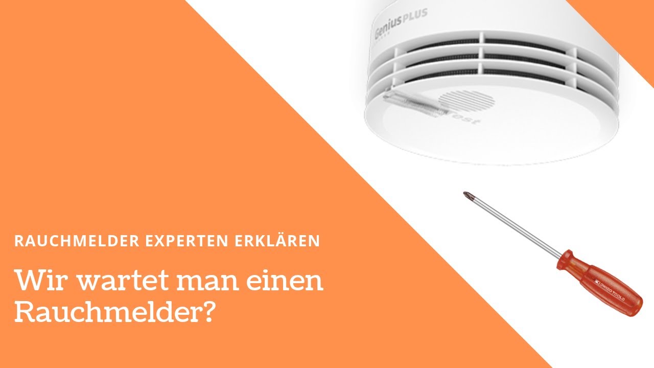 Rauchmelder-Wartung: Wie wartet man einen Rauchmelder?