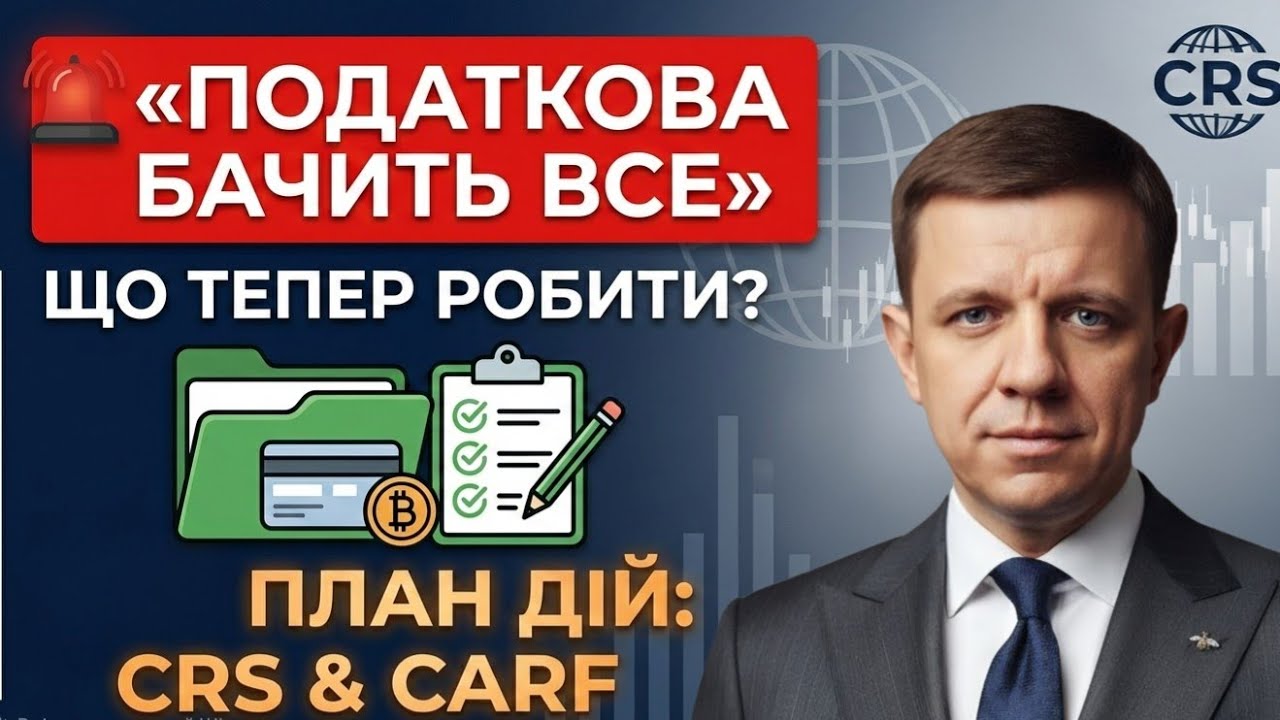 Що реально бачить податкова про ваші рахунки за кордоном  CRS &rarr; CRS 2.0 &rarr; CARF