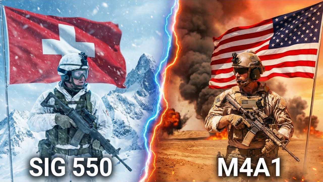 SIG 550 (Schweiz) vs. M4 (USA) Rolex gegen Lego – Wer gewinnt