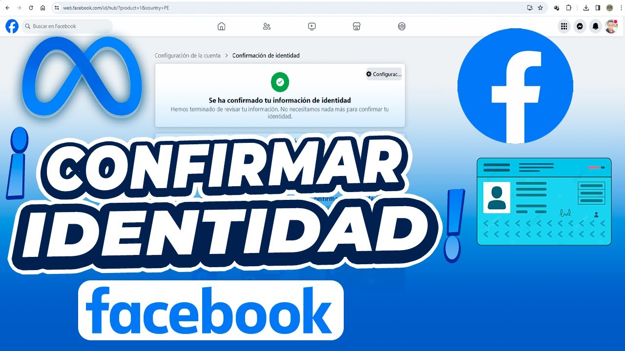 Verifica tu perfil de FACEBOOK | Confirma tu identidad | 2024 Facebook