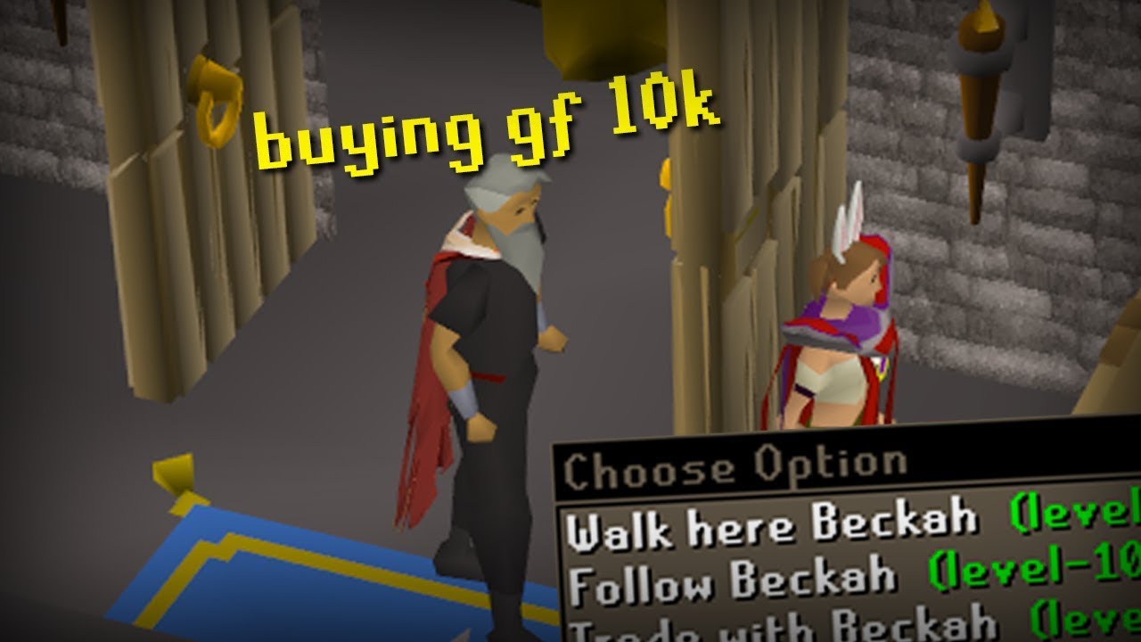 I Bought A RuneScape gf And Took Her PKing