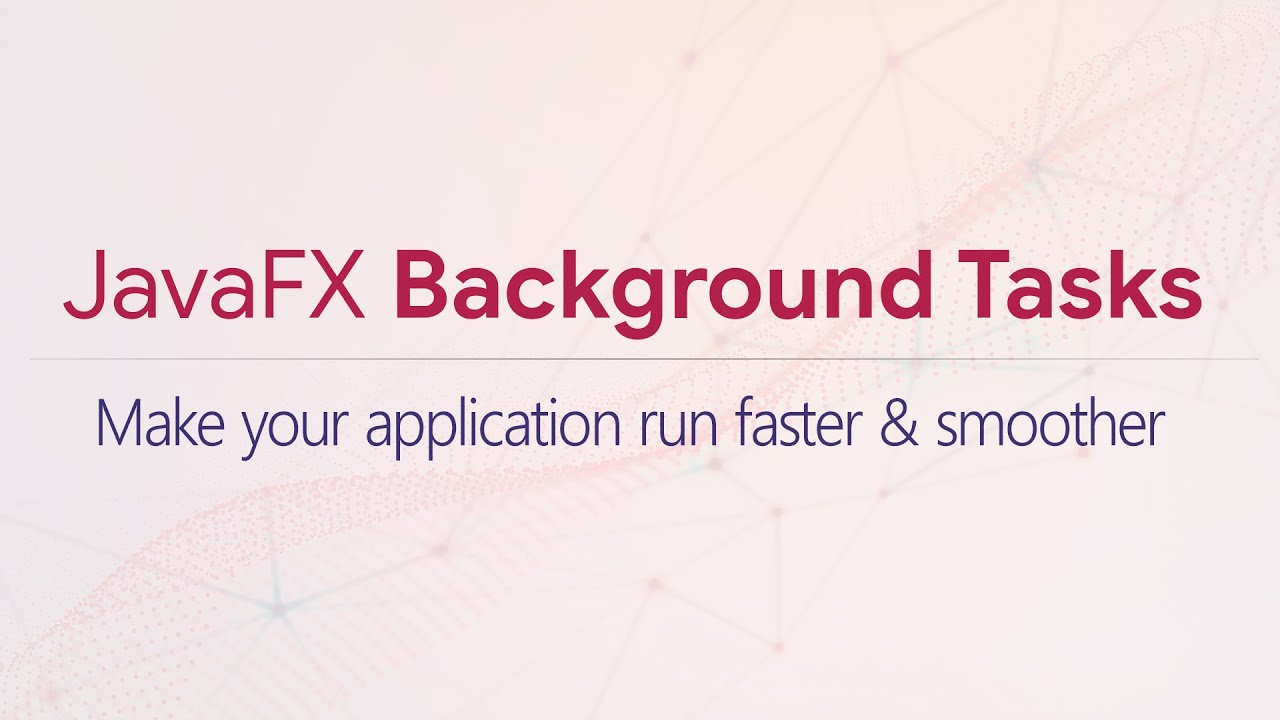 Фоновые задачи JavaFX | Как сделать графический интерфейс более плавным, быстрым и динамичным