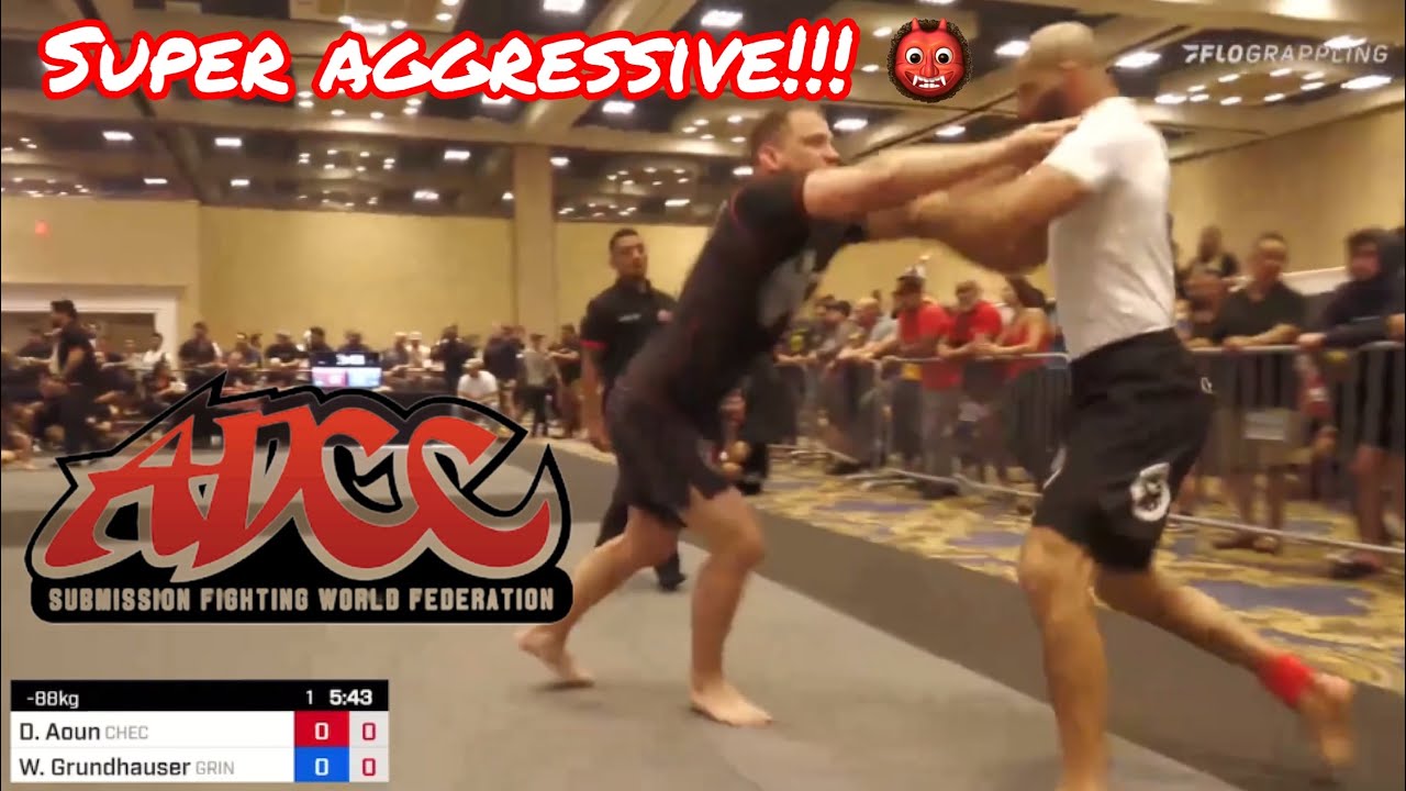 Opponent came out super aggressive!! - 2022 ADCC WEST COAST TRIALS - Dory Aoun