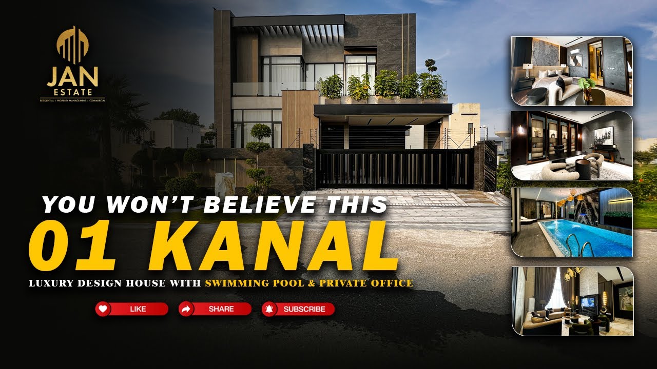 You Won't Believe This 01 Kanal Luxurious Design House | Fully Furnished House With Swimming Pool