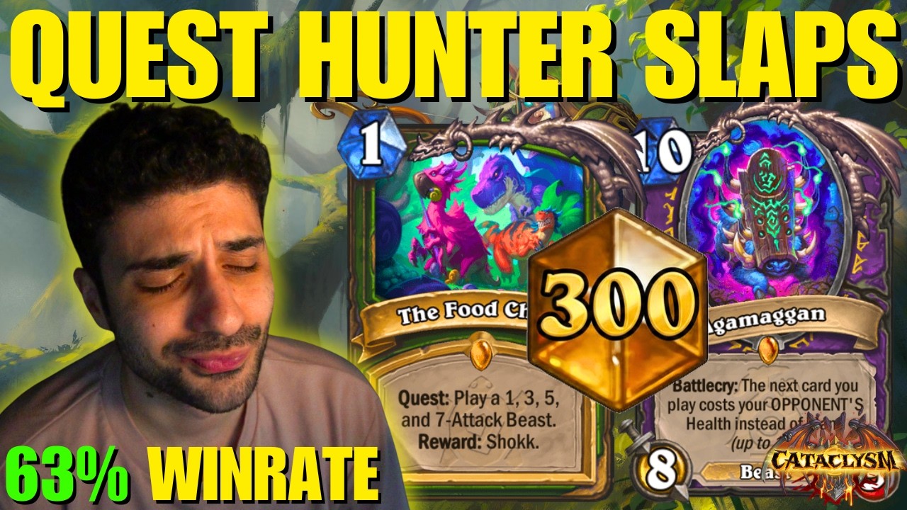 Квест Охотник &mdash; это СЕРЬЕЗНО! Обзор колоды + Геймплей | Топ 300 Hearthstone Cataclysm