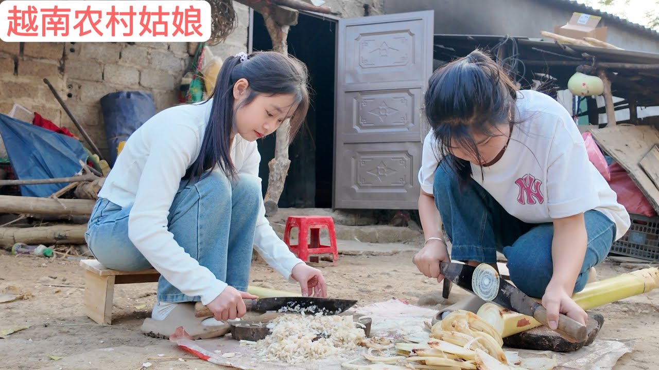 越南農村姑娘請我來她吃火鍋，她媽媽認我是她的女婿了.