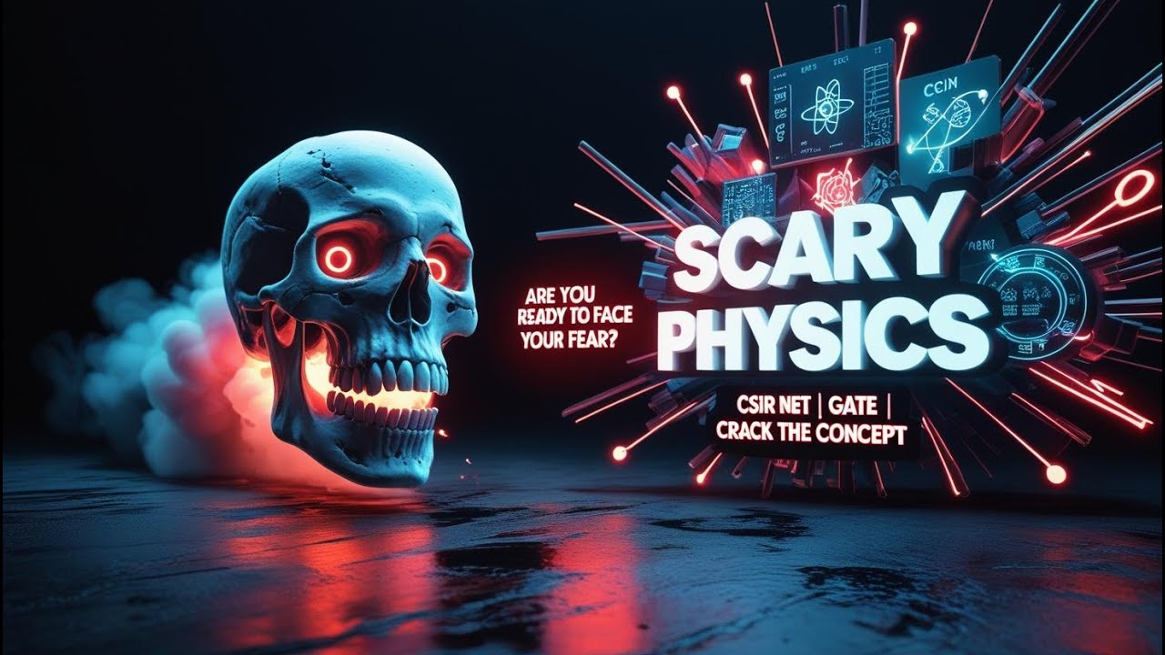 SCARY PHYSICS | Official Intro | Face the Fear, Crack the Concept | CSIR NET | GATE | M.Sc. Physics