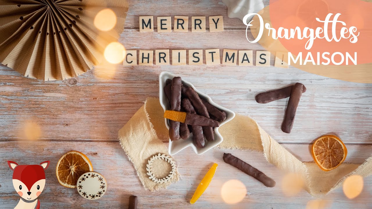 Noël - La recette des orangettes au chocolat