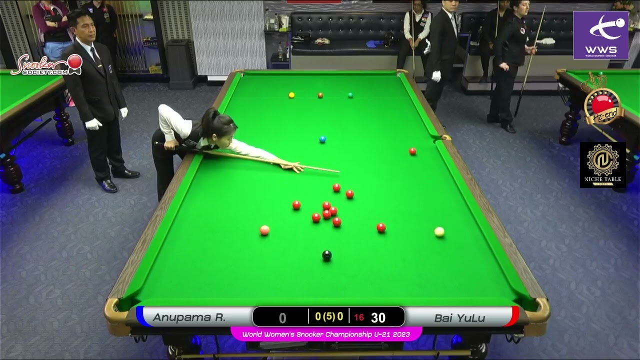 Anupama Ramachandran v Bai YuLu - World Women's Snooker Championship 2023 (Under-21)