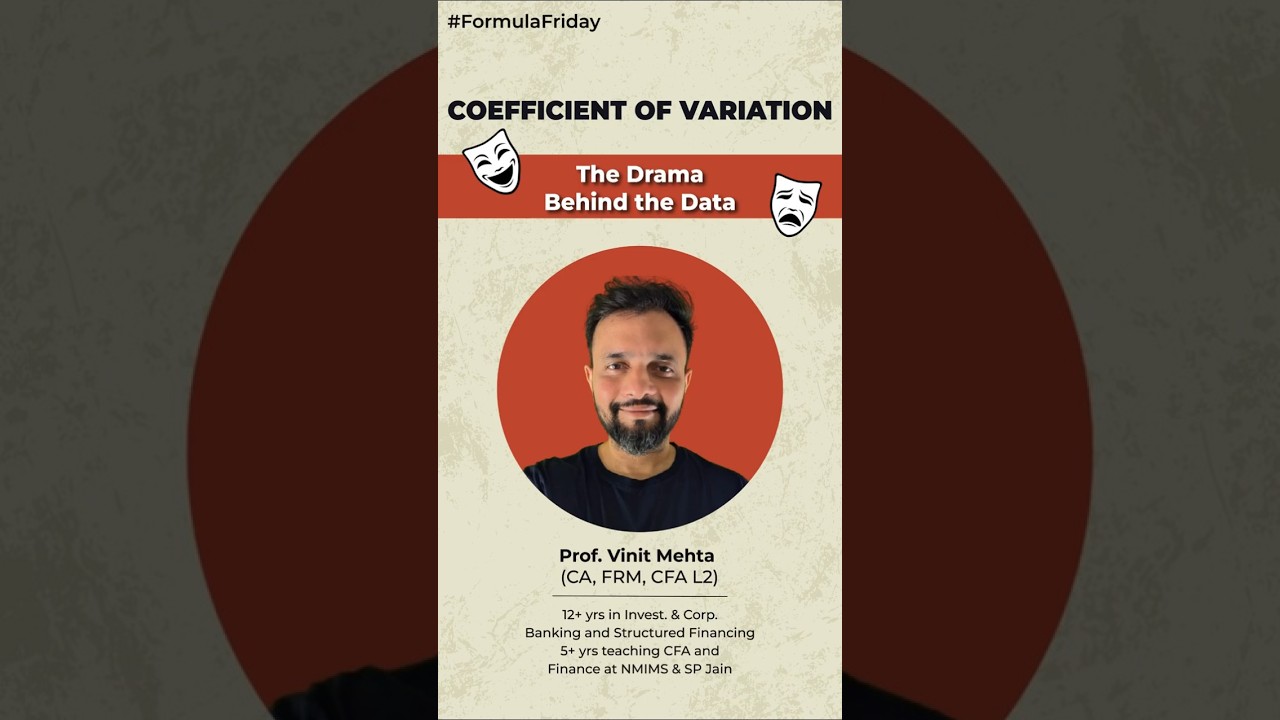 Standard Deviation vs Coefficient of Variation| Finance Prof Vinit Mehta | The Capstone Learnings
