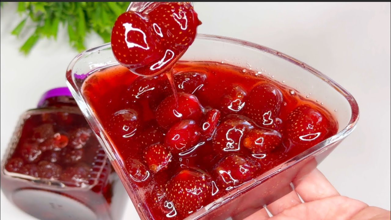 ♥️ÇİYƏLƏK MÜRƏBBƏSİ👍🏻ÇİLEK REÇELİ😋КЛУБНИЧНОЕ ВАРЕНЬЕ 🍓#çiyələk #mürəbbə
