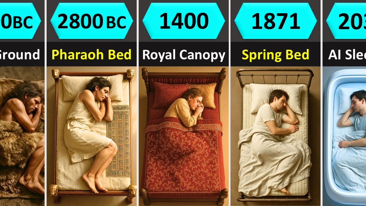 Как развивалась кровать (200 000 до н.э.–2100)
