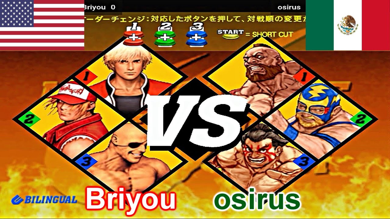 Capcom vs. SNK 2: Mark of the Millennium 2001 - Briyou vs osirus FT3