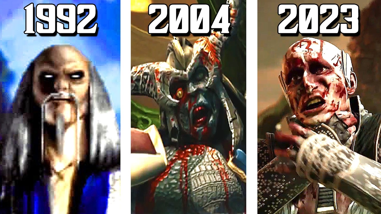 The Evolution of Scorpion Defeating Mortal Kombat Bosses! (1992-2023)