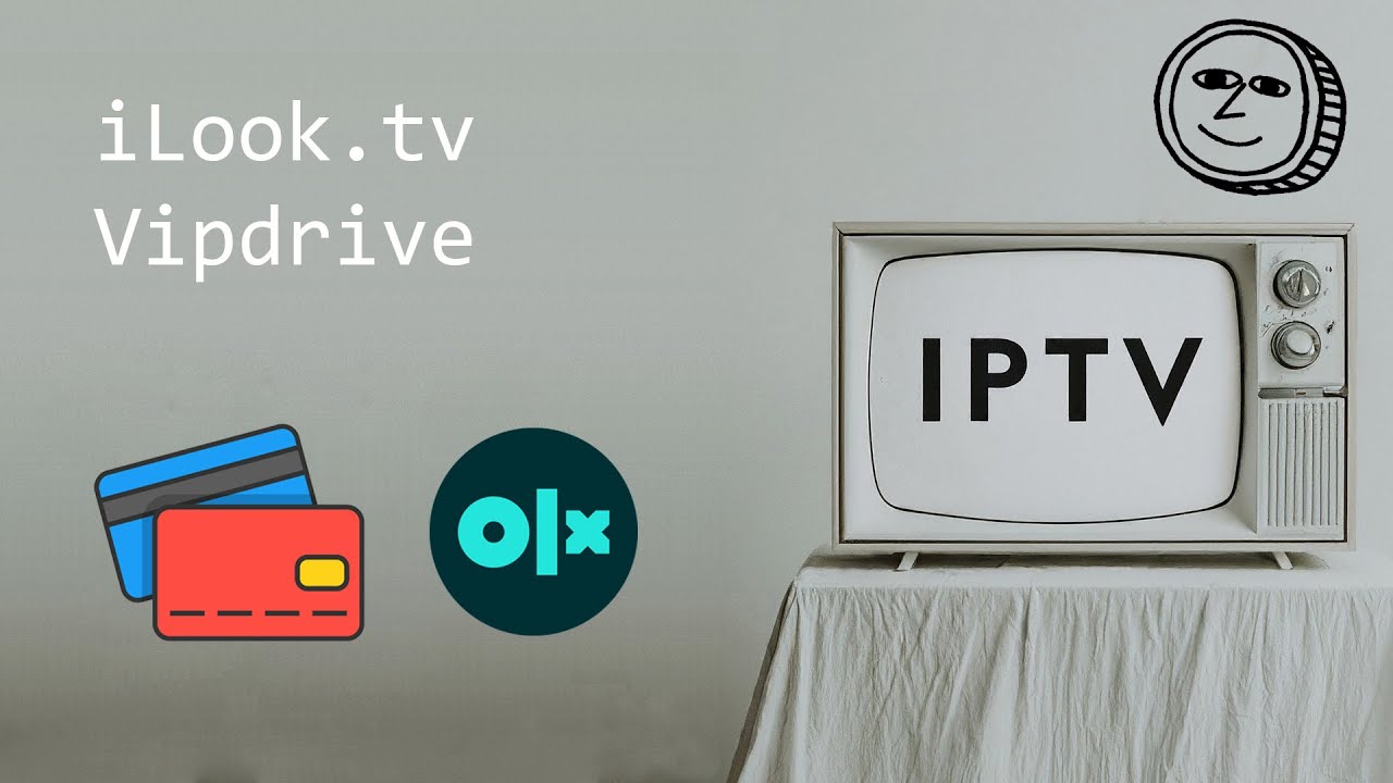 Оплата IPTV Vipdrive/iLook с помощью банковской карты