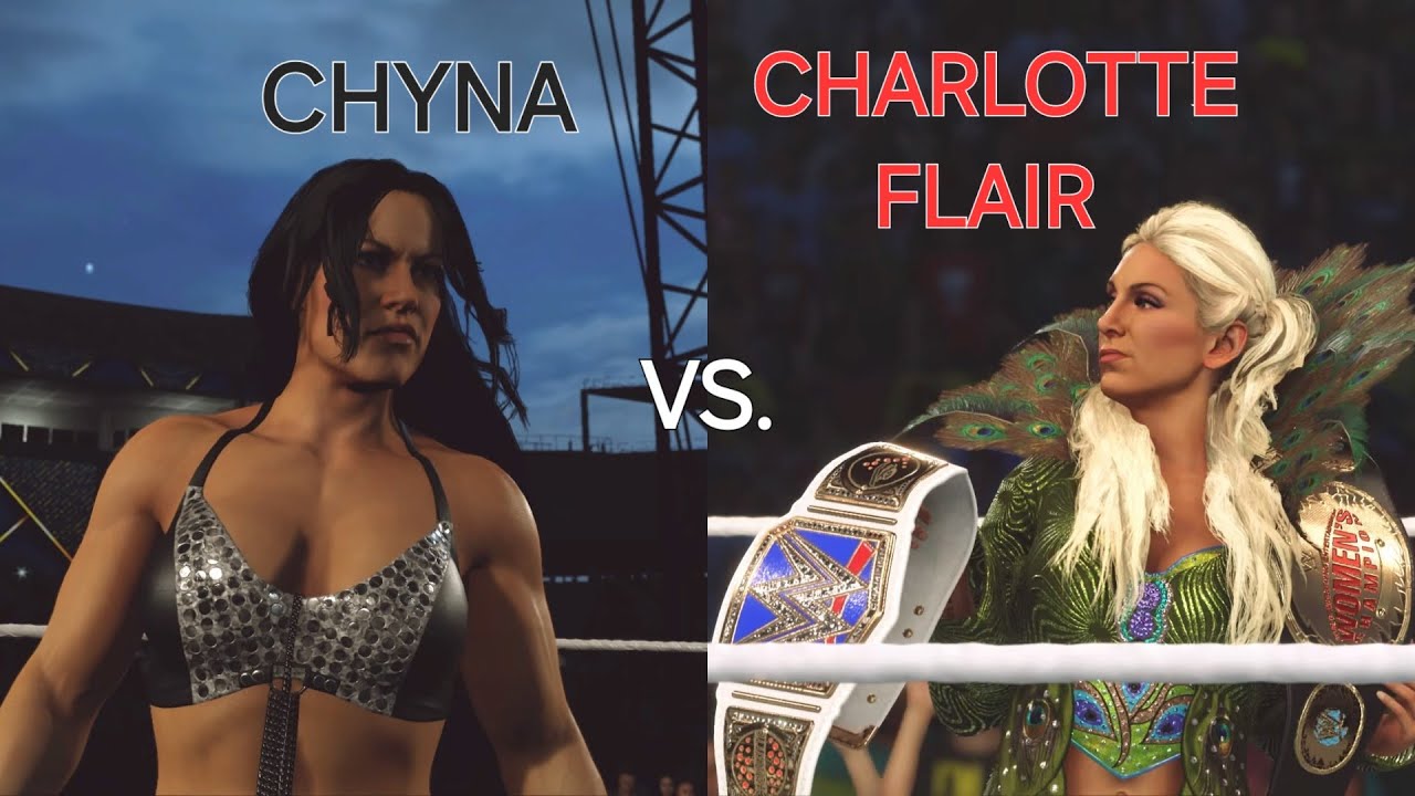WWE 2K24: Chyna vs. Charlotte Flair | Last Woman Standing Match | WrestleMania XL