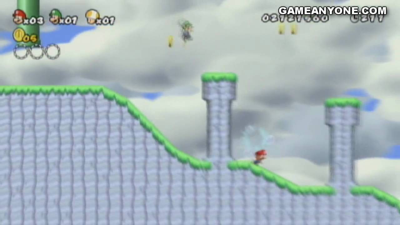 New Super Mario Bros. Wii co-op walkthrough (with commentary) Part 24