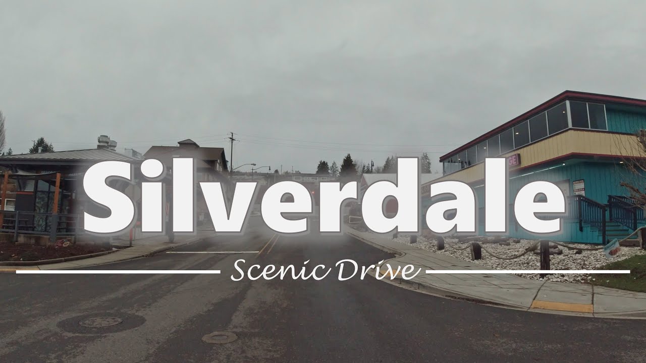 Driving in Downtown Silverdale, Washington - 4K60fps
