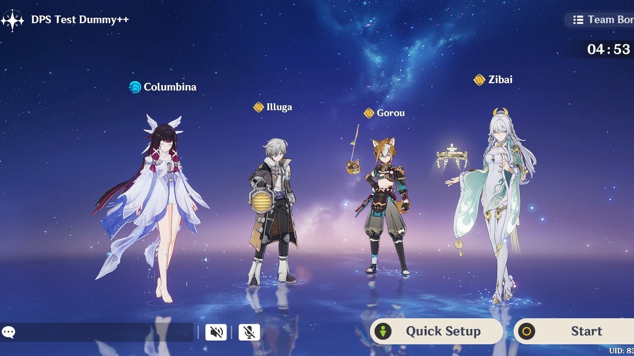 C1R0 ZIBAI DPS TEST | Genshin Impact