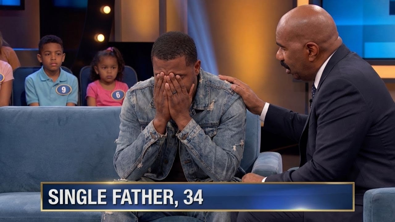 Single dad working 3 jobs breaks down on Steve Harvey show — what he was hiding will destroy you