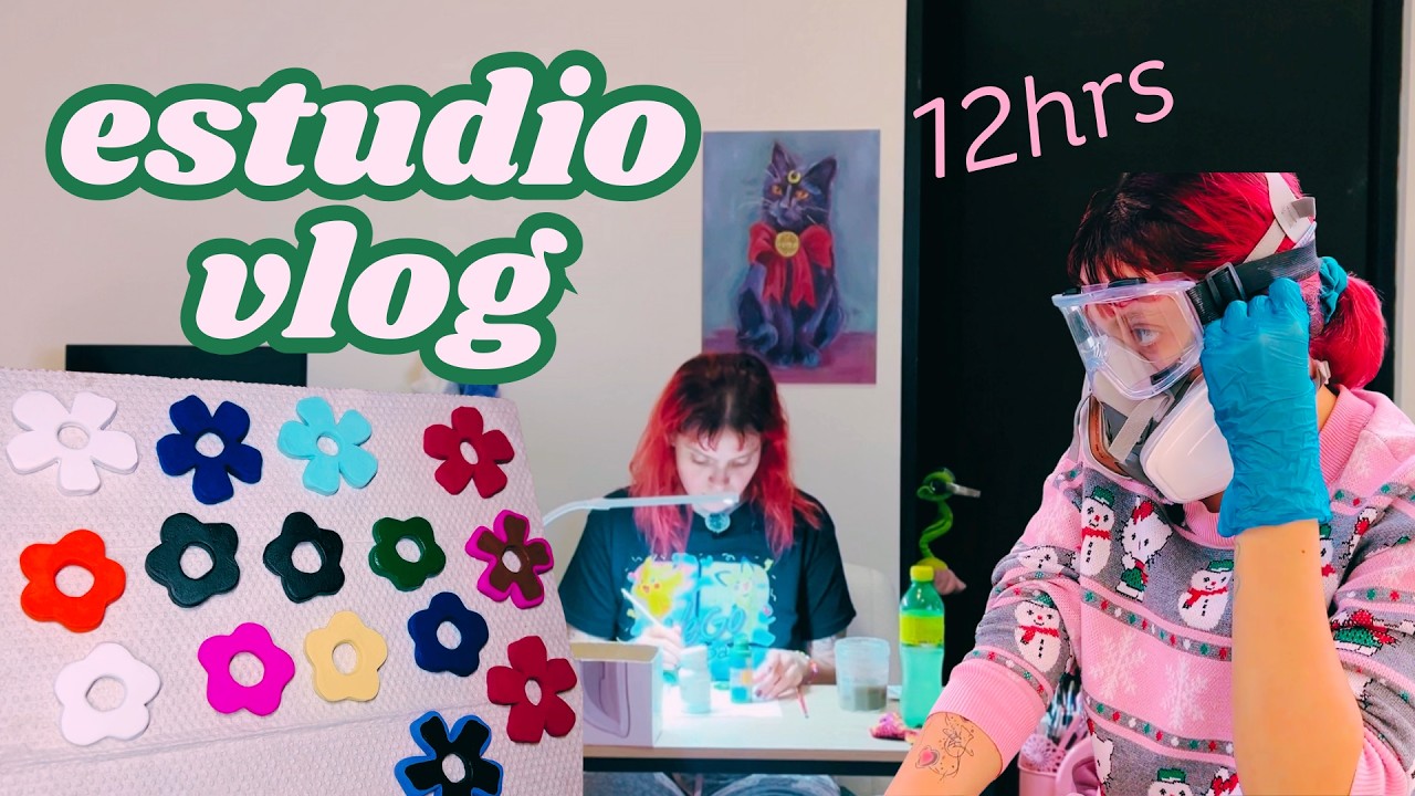 𐔌՞ ܸ.ˬ.ܸ՞𐦯 un día como dueña de un DIMINUTO negocio de arcilla ౨ৎ˚ - usagi vlog!