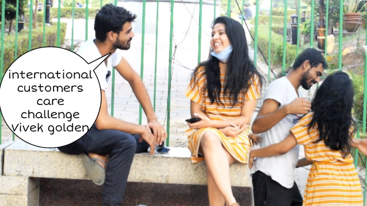International customer care challenge except कर लो मै तुम्हारी twisted prank | Vivek golden