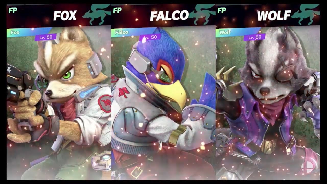 Super Smash Bros Ultimate Amiibo Fights – Request #12535 Fox vs Falco vs Wolf