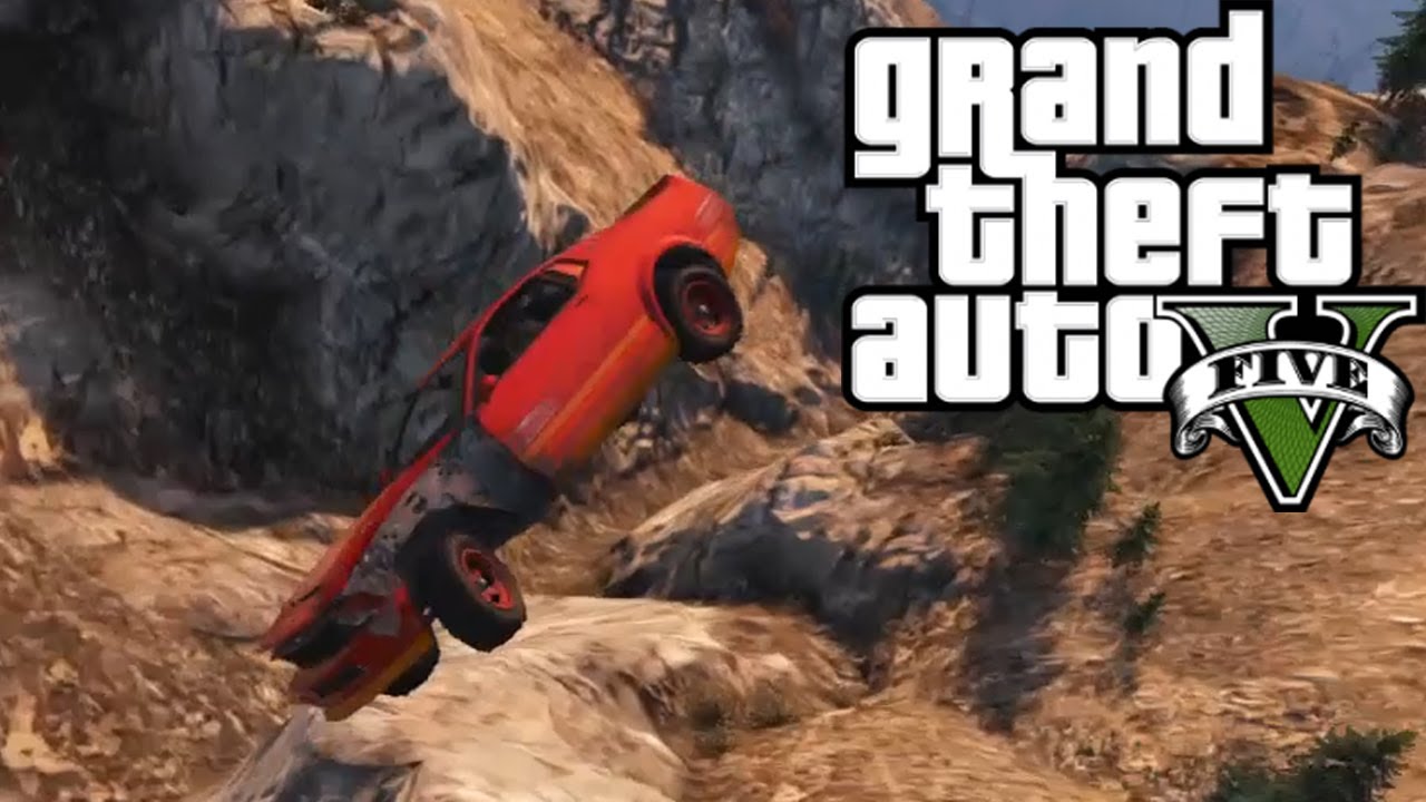 ★ GTA 5 - What Happens When You Mountain Climb in a Mustang - Off-Road 4x4