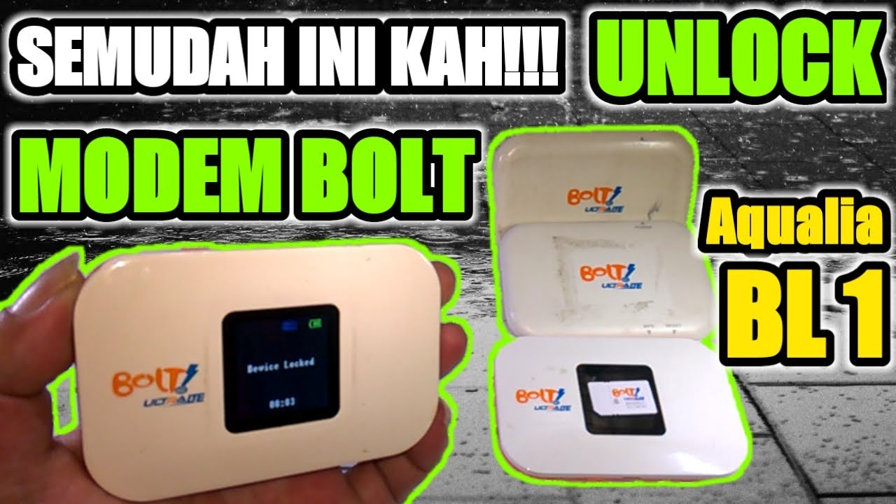 UNLOCK MODEM BOLT AQUALIA BL1‼️  BER NOSTALGIA LAGI⁉️ JKS opreker handphone