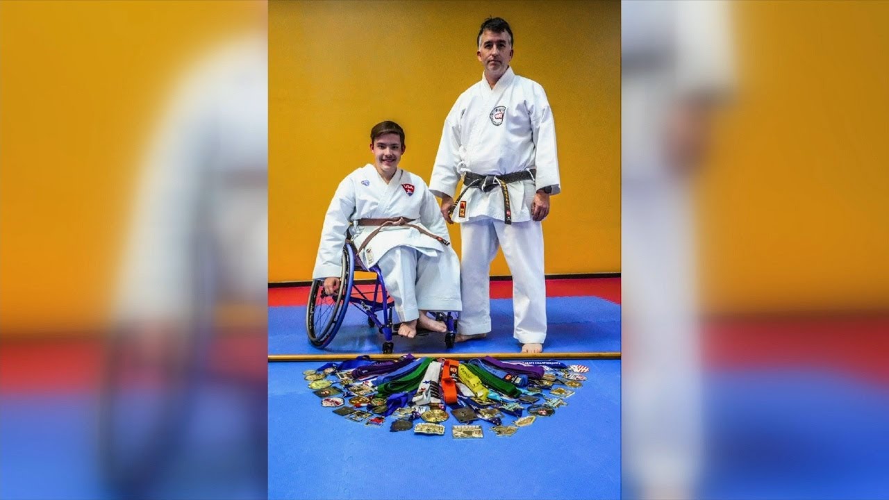 MAKING A DIFFERENCE: Local teen is first to compete in wheelchair karate on world stage