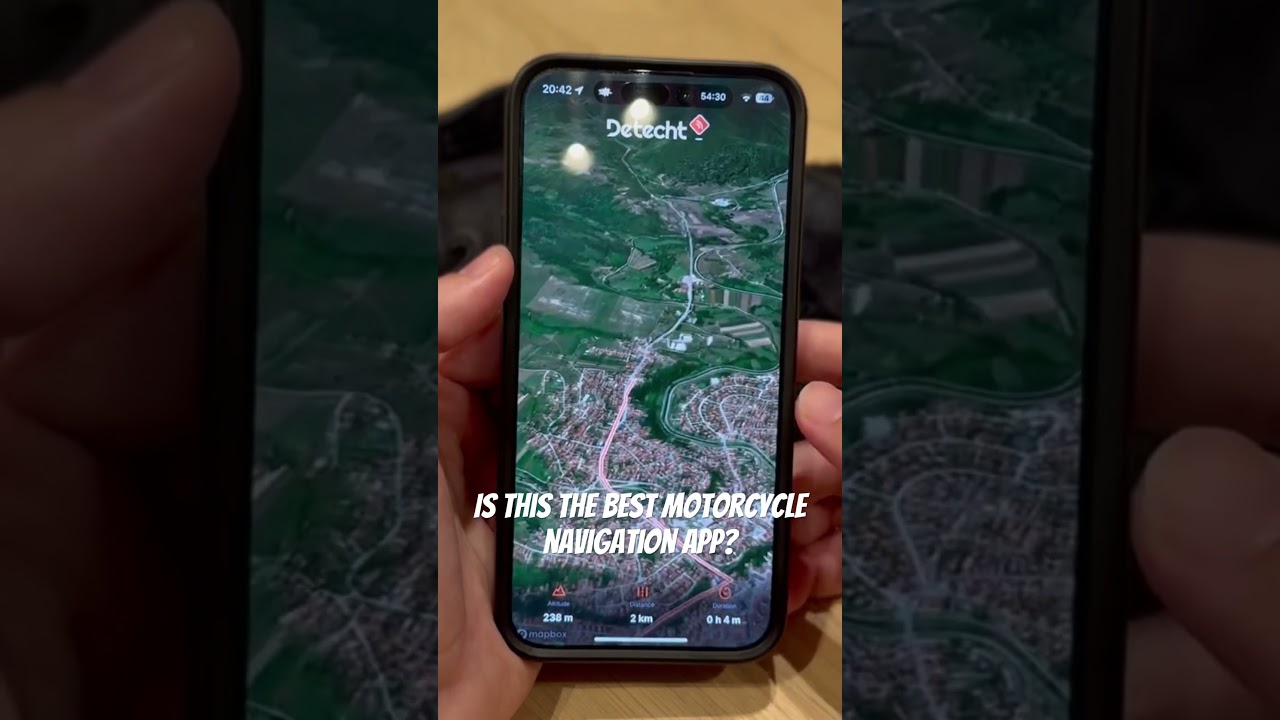 Is Detecht the best Motorcycle Navigation App? #motorcyclevlog #navigation