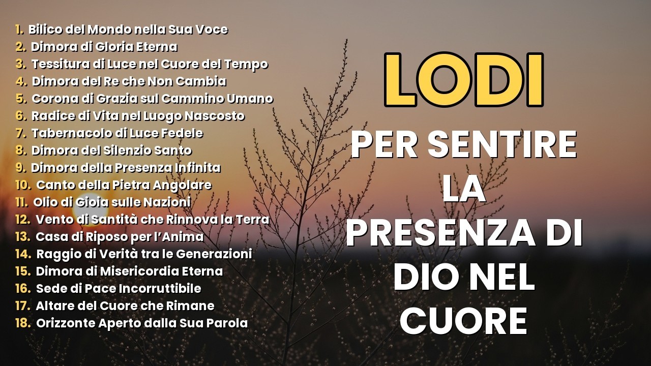 Lode 🙏 per Ritrovare Luce nei Momenti Difficili