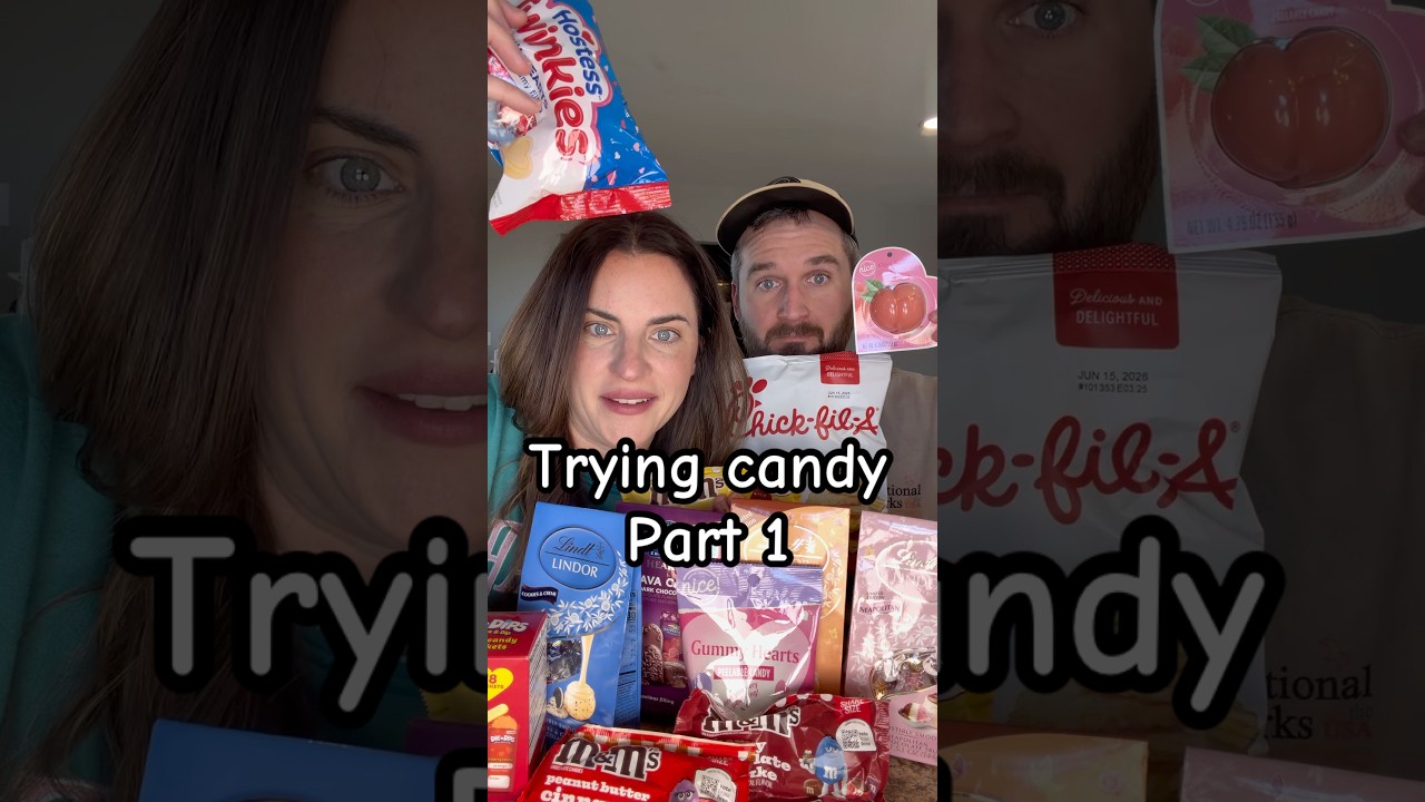 Trying candy part 1 #candy #valentines #chocolate #valentinesday #tryit