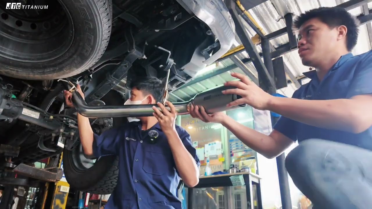 สอนติดตั้งชุดท่อ FORD RANGER Next-Gen  — By Jtc Titanium 