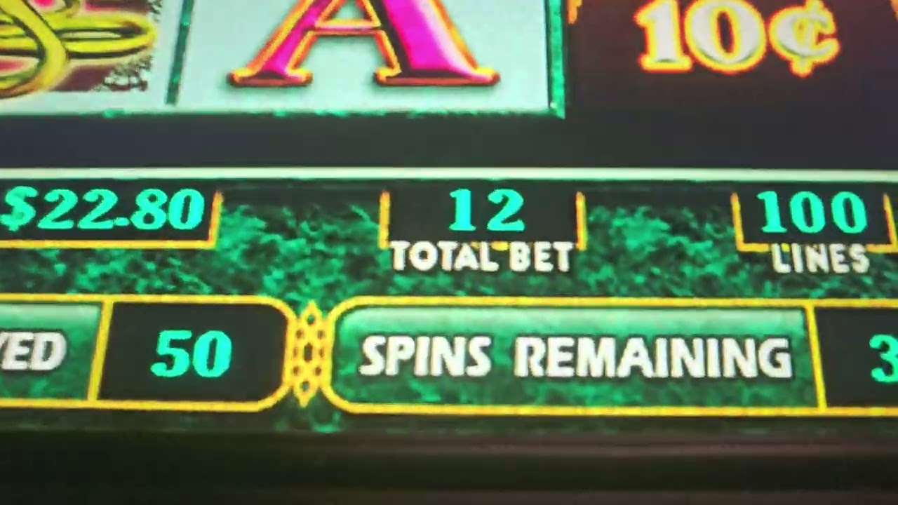 HUGE BOMBAY $1.20 Smallbet JACKPOT,125 Spins!$5,874. 3LinesX4,10 CentDenom.Started with 5 Spins.
