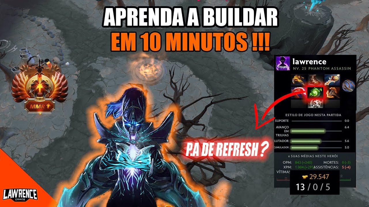 Como BUILDAR & Ganhar MMR f&aacute;cil - Dota 2  9000 MMR COACH