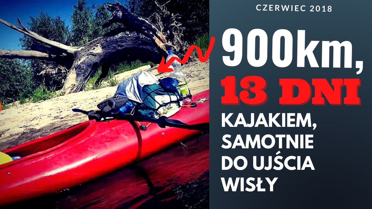 Wisła, samotny spływ kajakiem