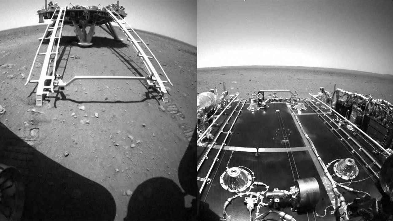 Zhurong is roving on Mars!