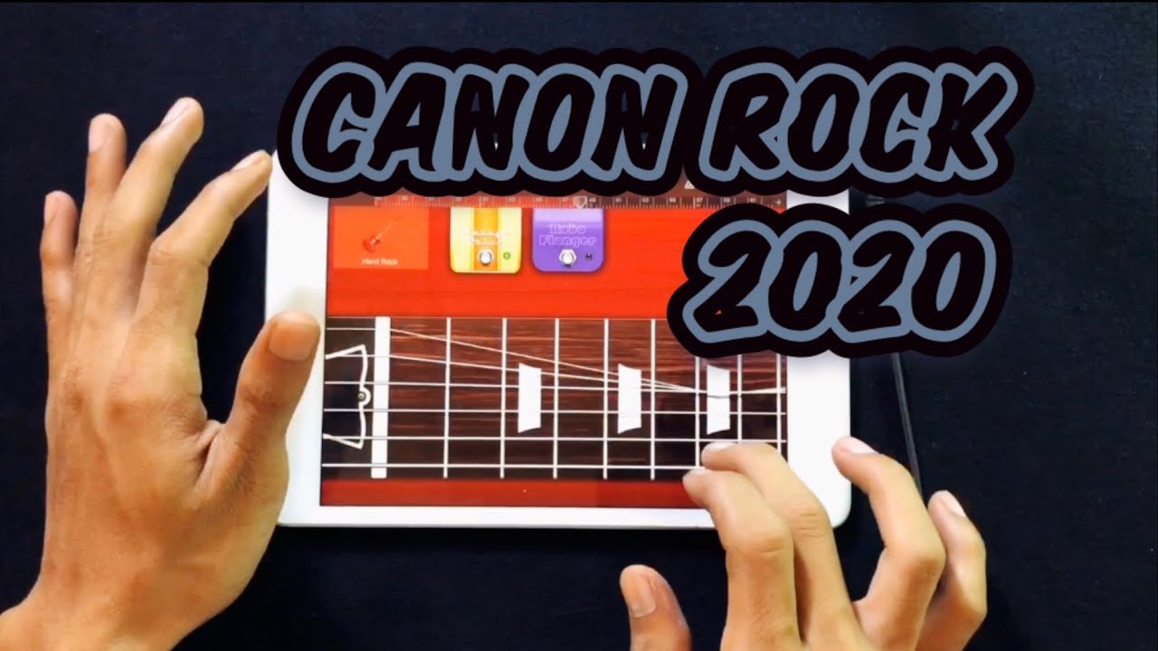 Canon Rock in D - Guitar Solo on Ipad [Garageband Cover]