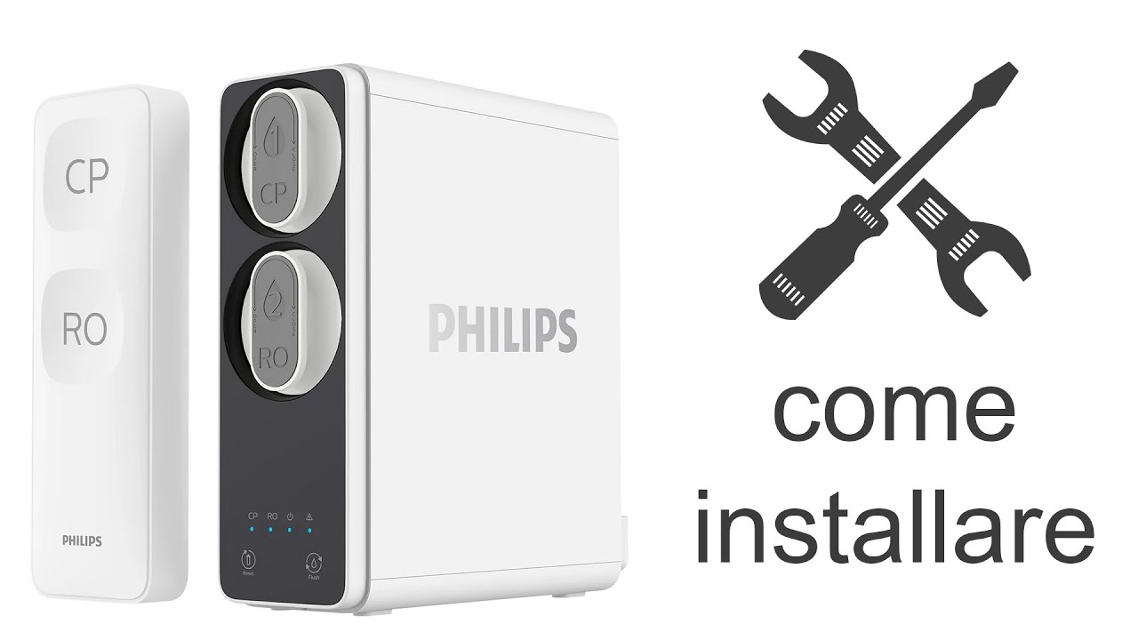 Philips Depuratore Acqua Osmosi Microfiltrazione AUT2015 - come installare