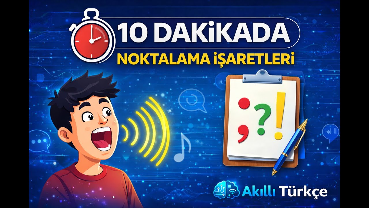 10 DAKİKADA NOKTALAMA İŞARETLERİ! | Hızlandırılmış Dil Bilgisi Kampı 3 | TYT Türkçe