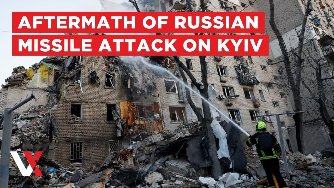 LIVE | Collapsed Kyiv Apartment Building After Russian Strike In Darnytskyi District | VERTEX