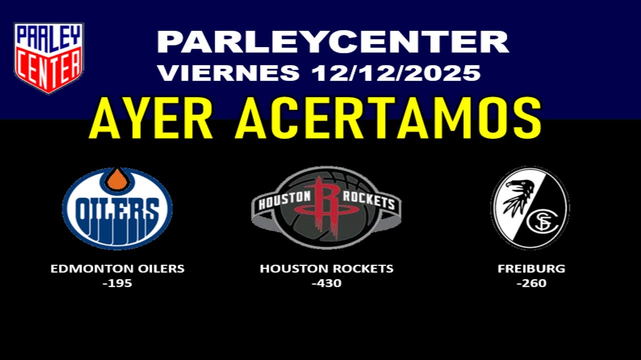 PRONOSTICOS  NFL, NHL Y NBA  PARA HOY LOGROS VIERNES 12/12/2025 🔥PARLEY GRATIS🔥