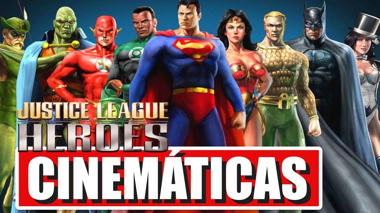 La Liga de La Justicia Heroes Pelicula Completa I Escenas del juego ESPAÑOL [Justice League Heroes]