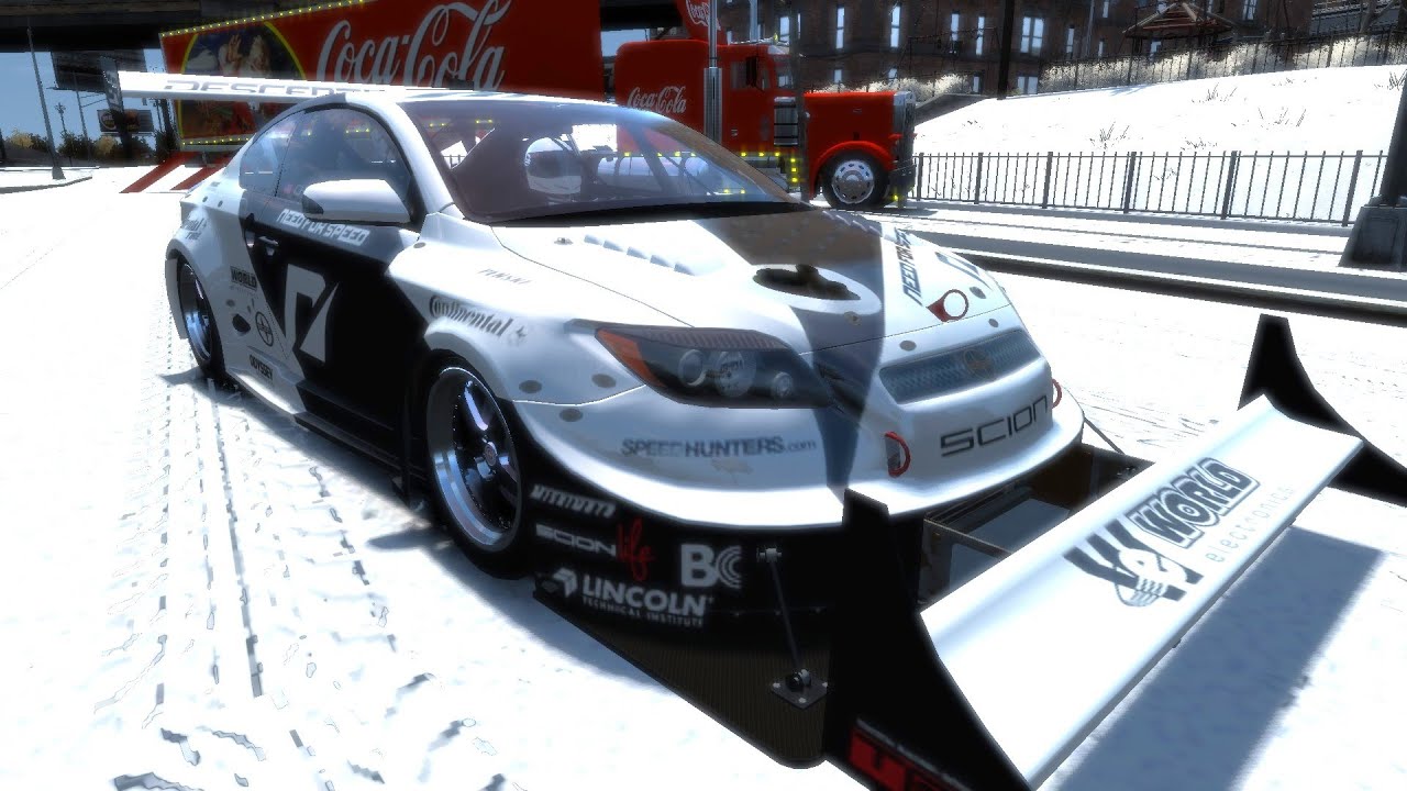 GTA IV - Team Need For Speed AWD Scion TC Crash Testing - ThunderLY