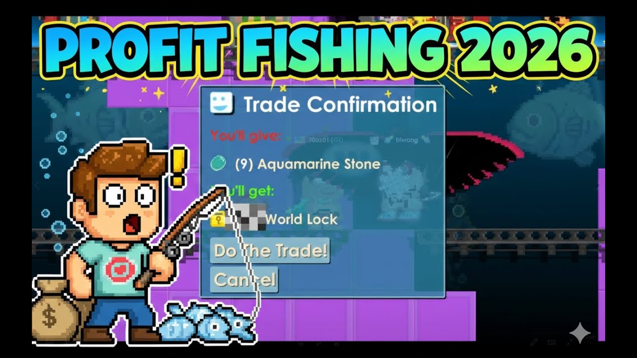 РЫБАЛКА ДЛЯ ВЫГОДНЫХ ПОКУПОК В 2026 ГОДУ &mdash; ЭТО БЕЗУМИЕ! || GROWTOPIA 2026