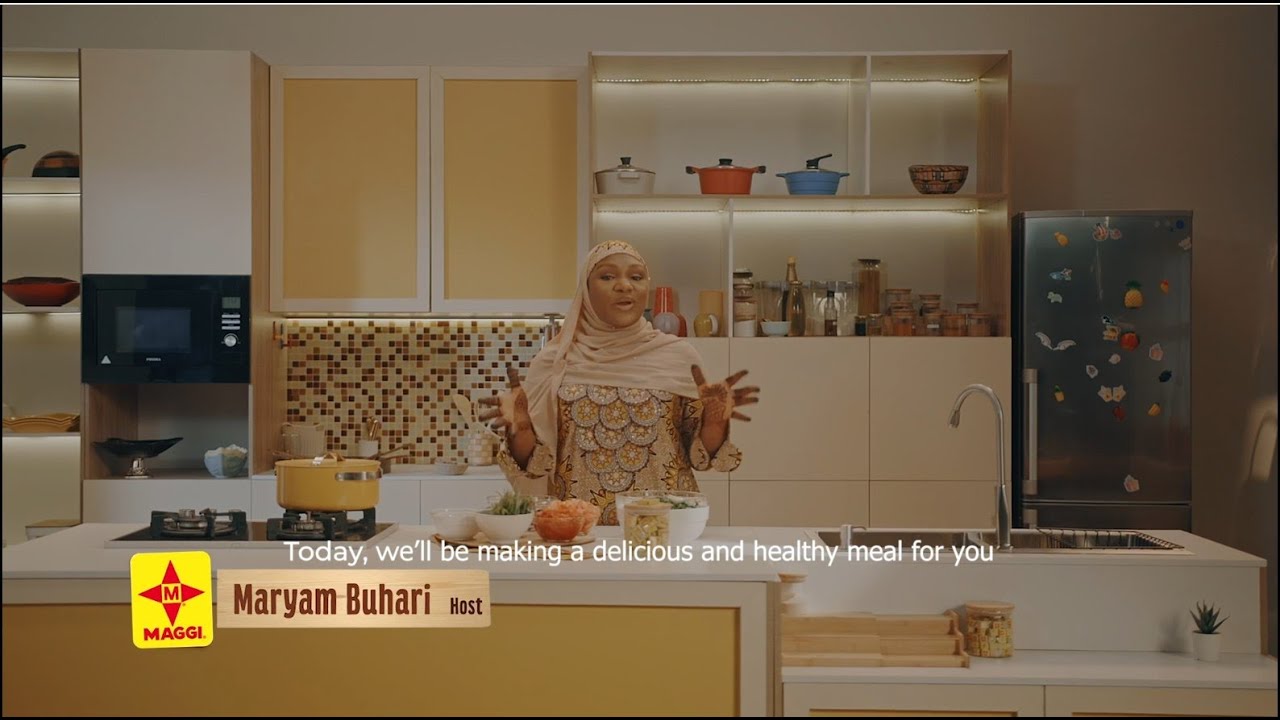 Episode 14- Green Veggie Fish Sauce With Fried Yam - Maryam Buhari | MAGGI Diaries Season 7 |Hausa